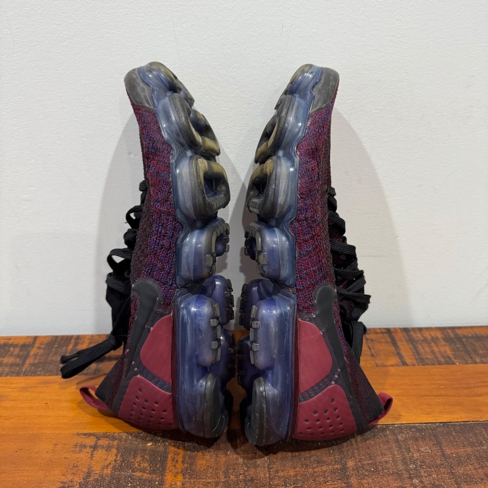 Nike Air VaporMax 2 Flyknit Mens 12 Team Red Racer Blue Running Shoes Sneakers - Picture 5 of 8